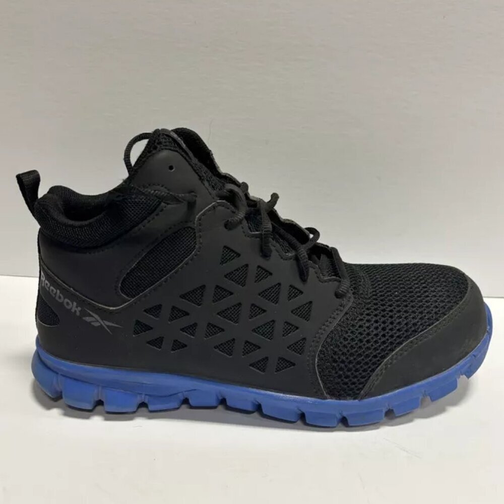 Reebok Women’s Day One Safety Mid Sneakers Black, Size 10.5 M